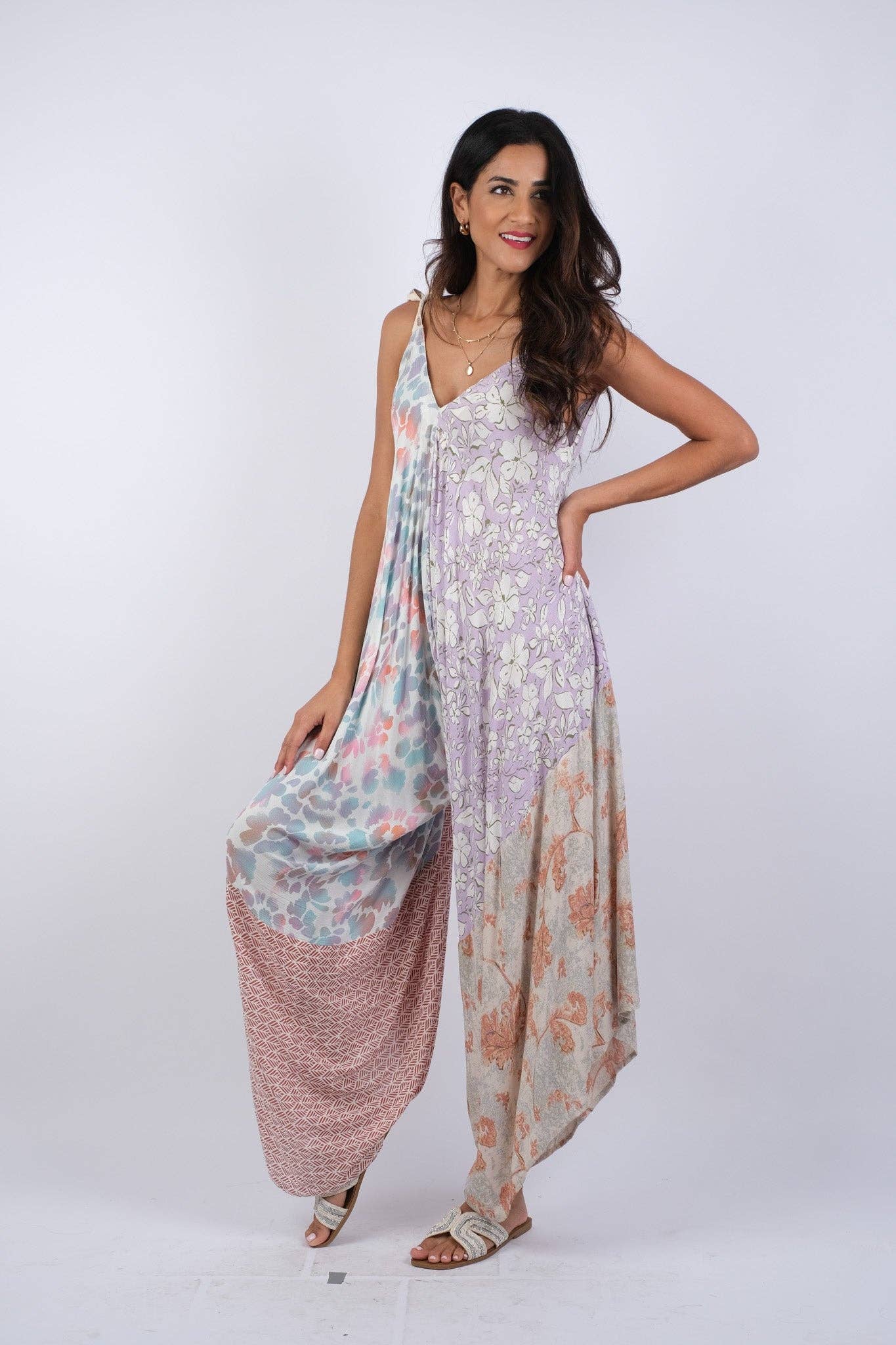 Patchwork Summer Romper