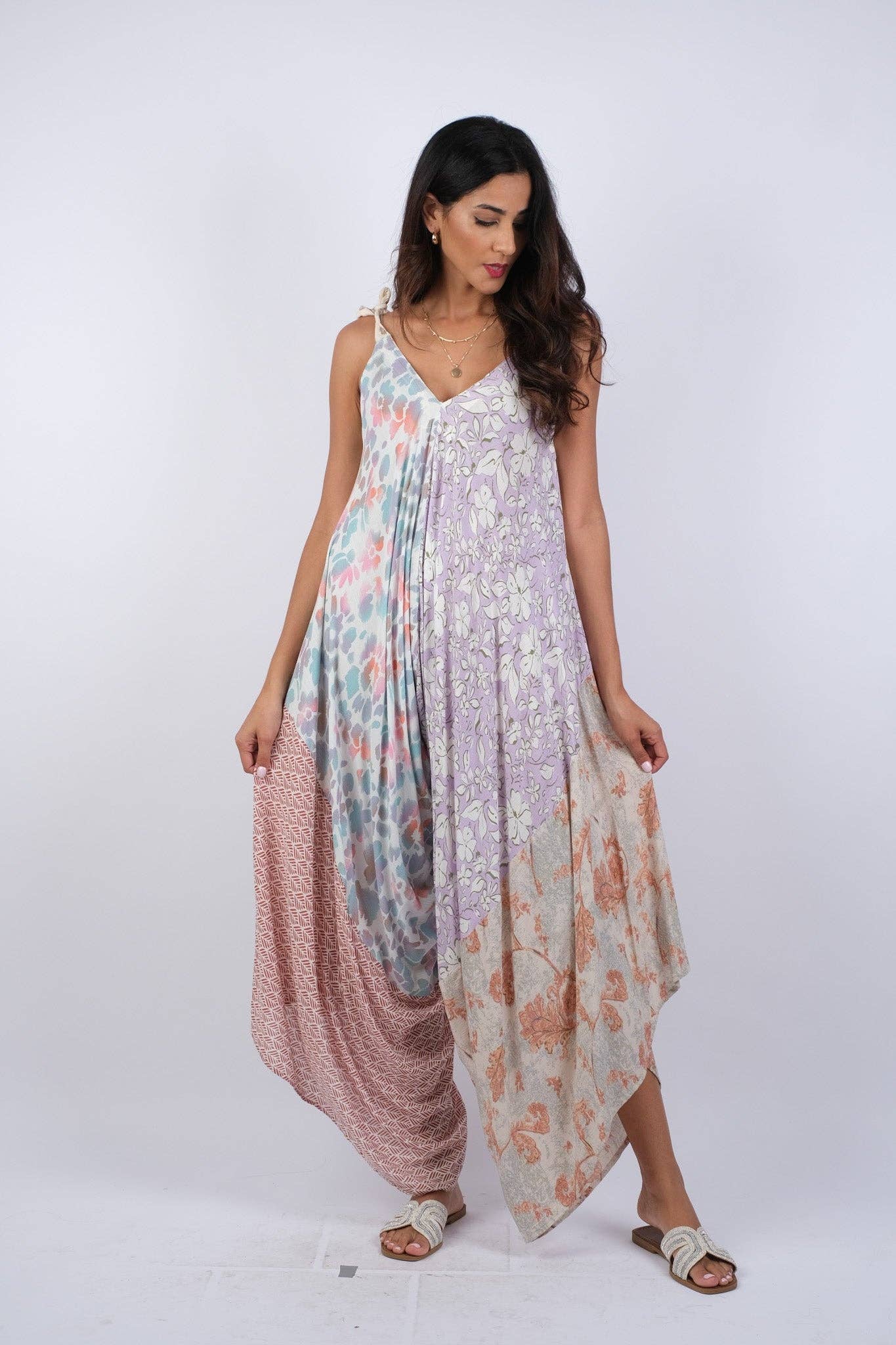 Patchwork Summer Romper