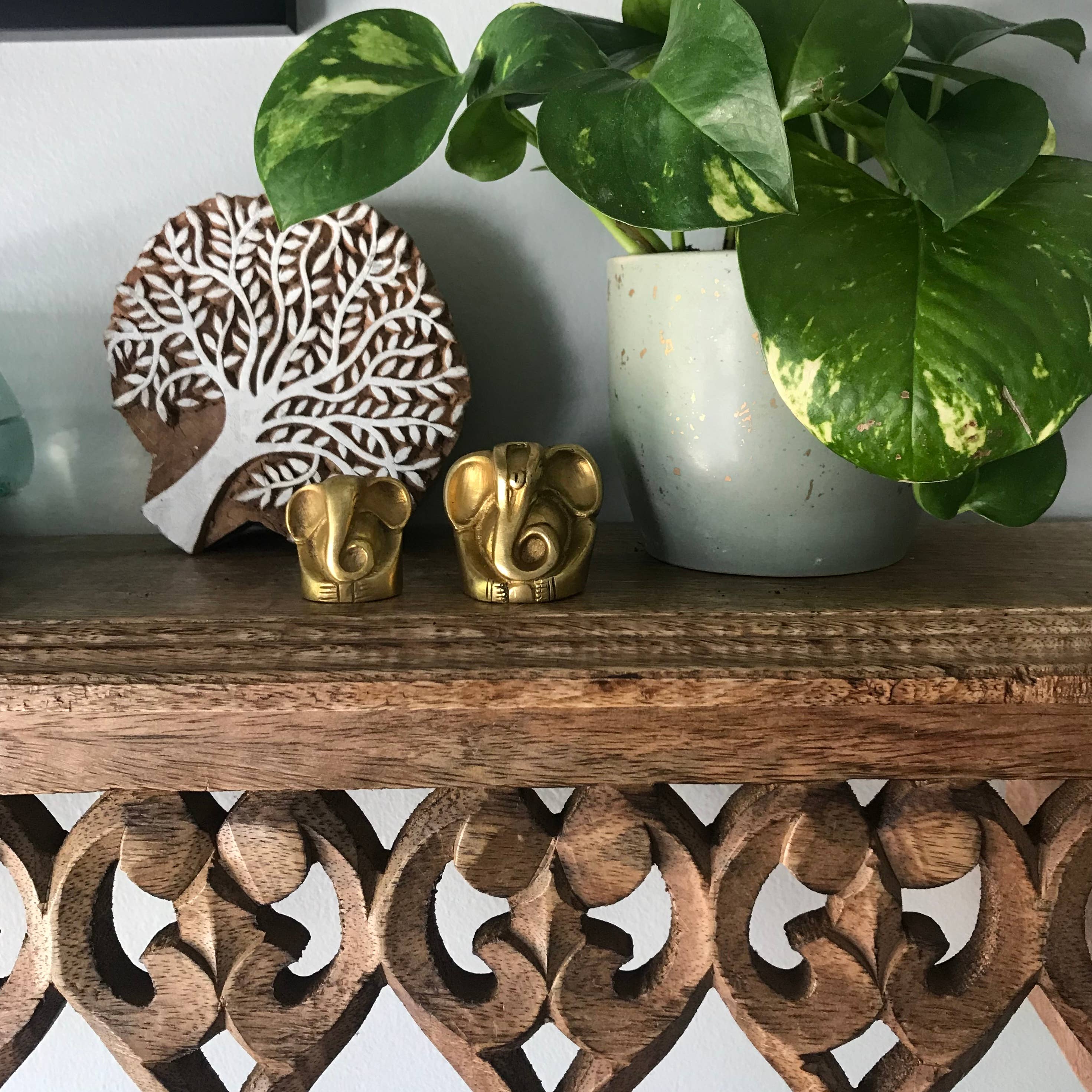 Brass Ganesh Figurine