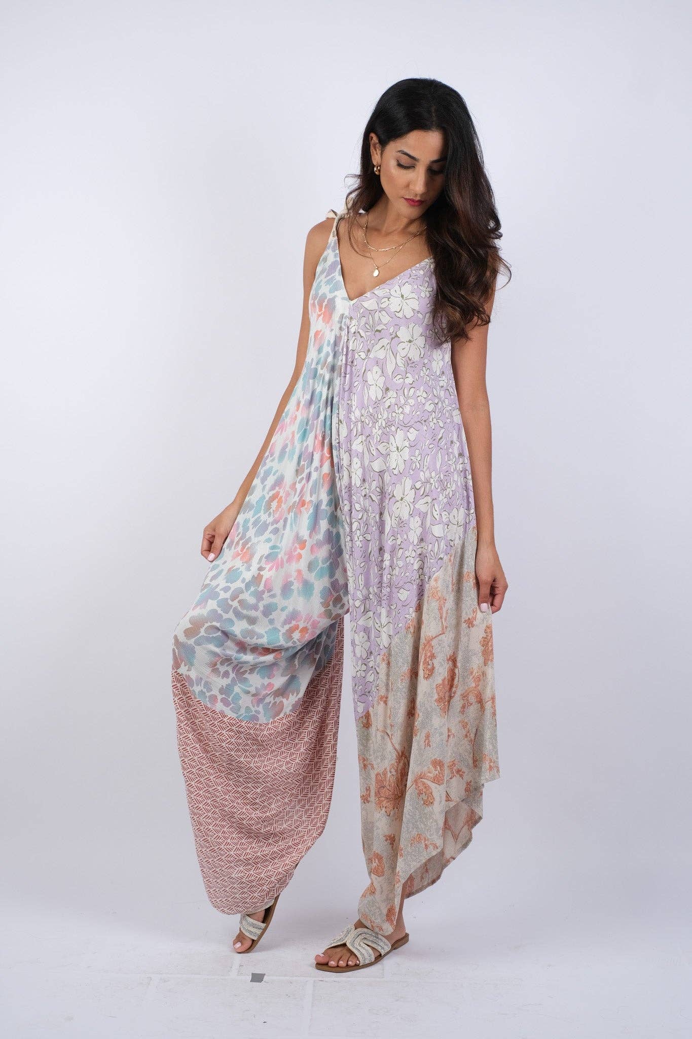 Patchwork Summer Romper