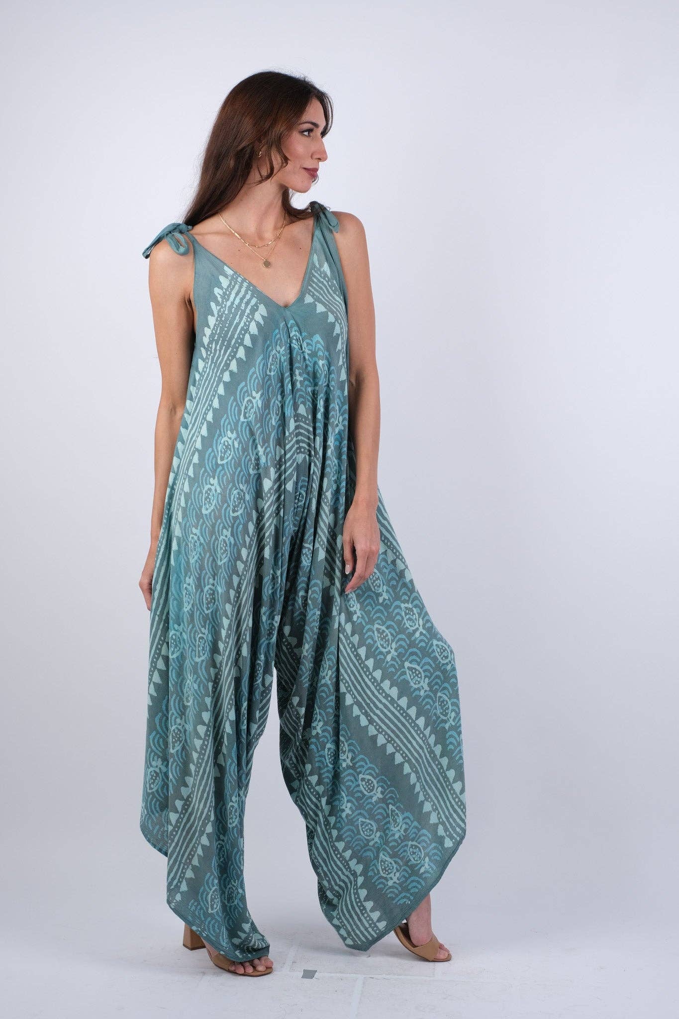 Colors of the Sea Bohemian Romper