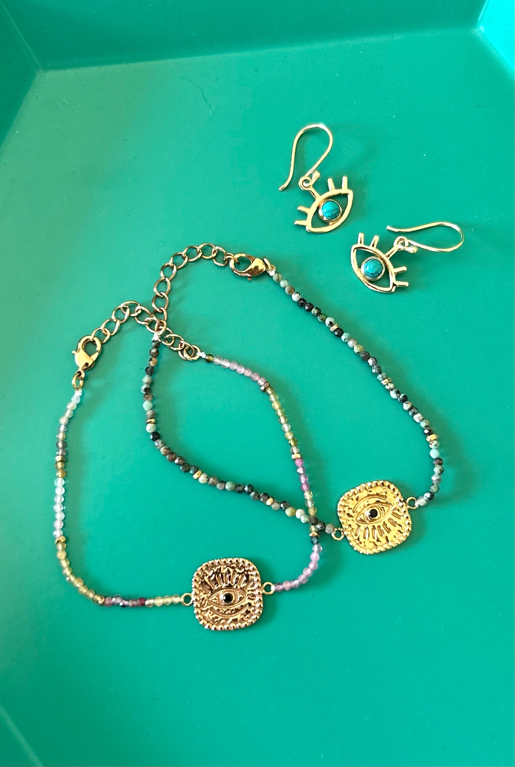 Enchanted Eye Turquoise Earrings