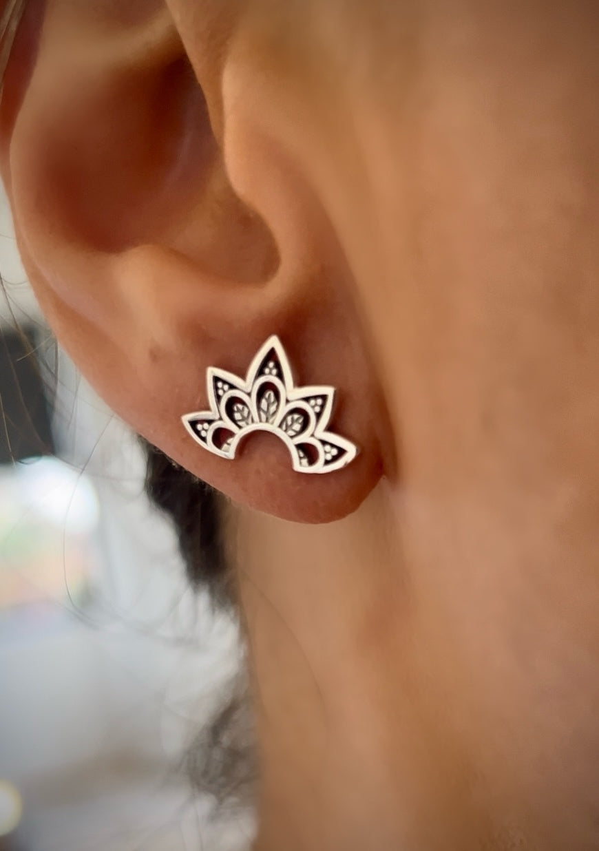 Shining Lotus Studs