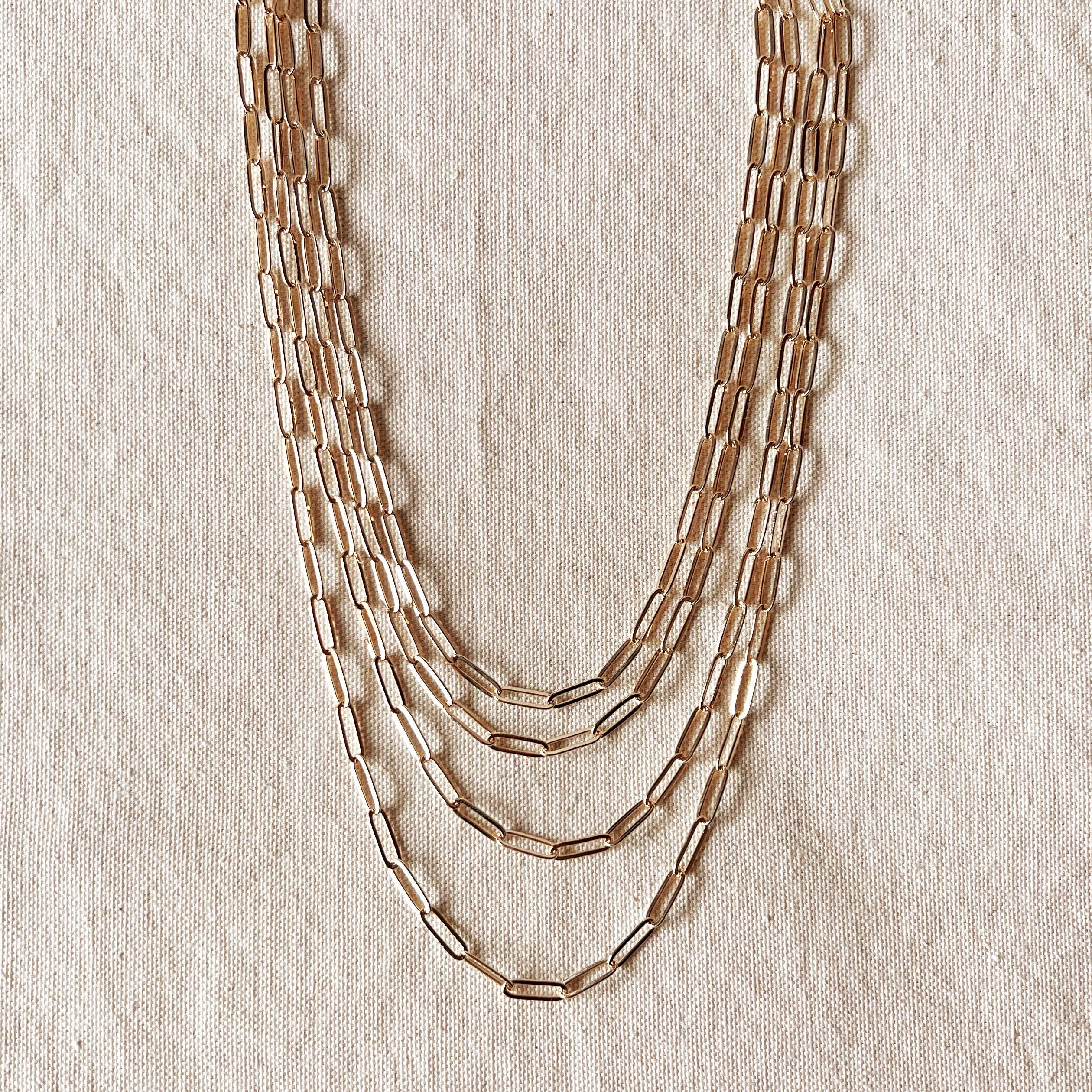 Classic Glam Paperclip Necklace