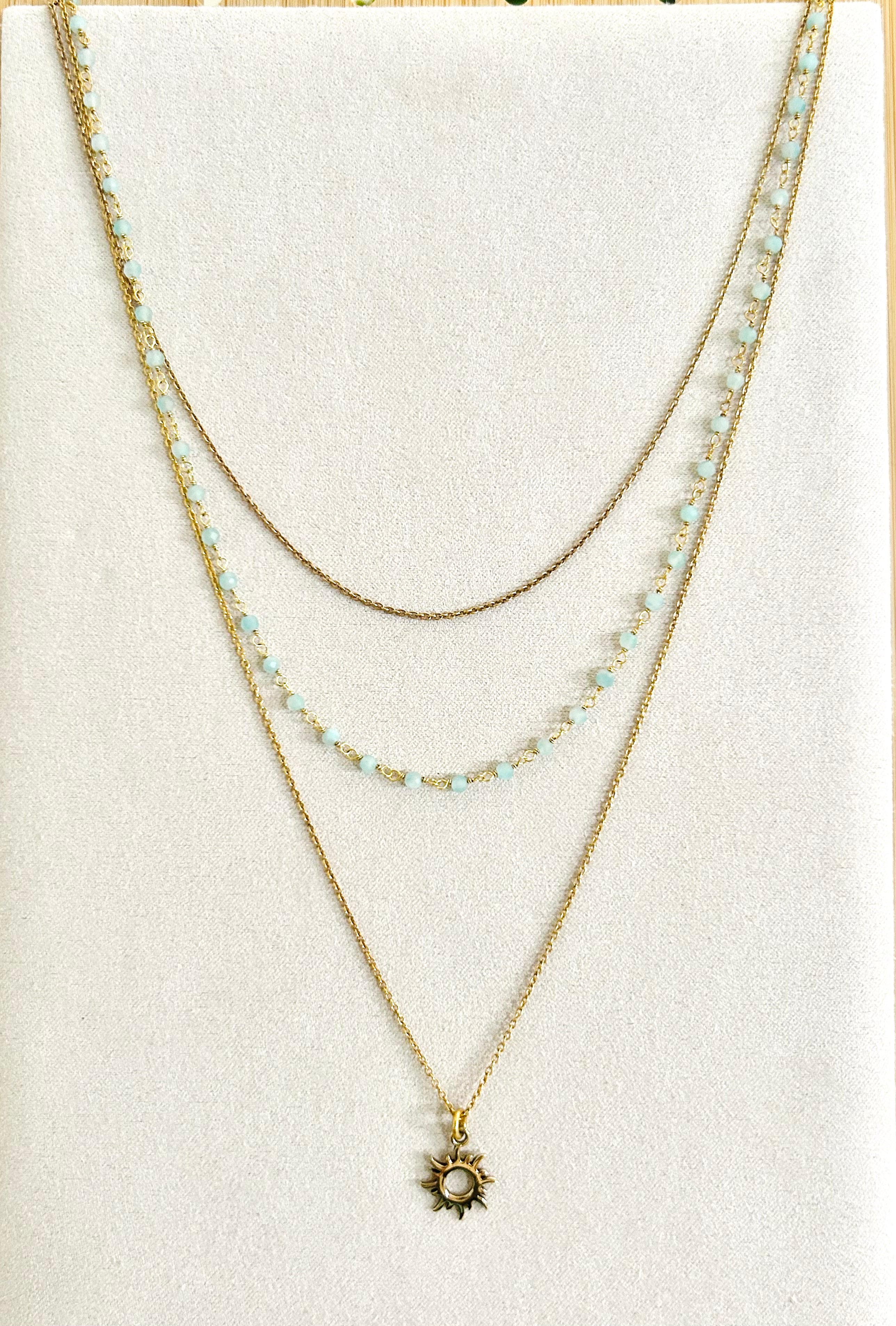 Layered Lady Amazonite Necklace