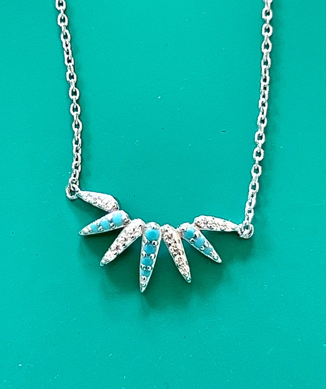 Silver Ray Of Light Necklace