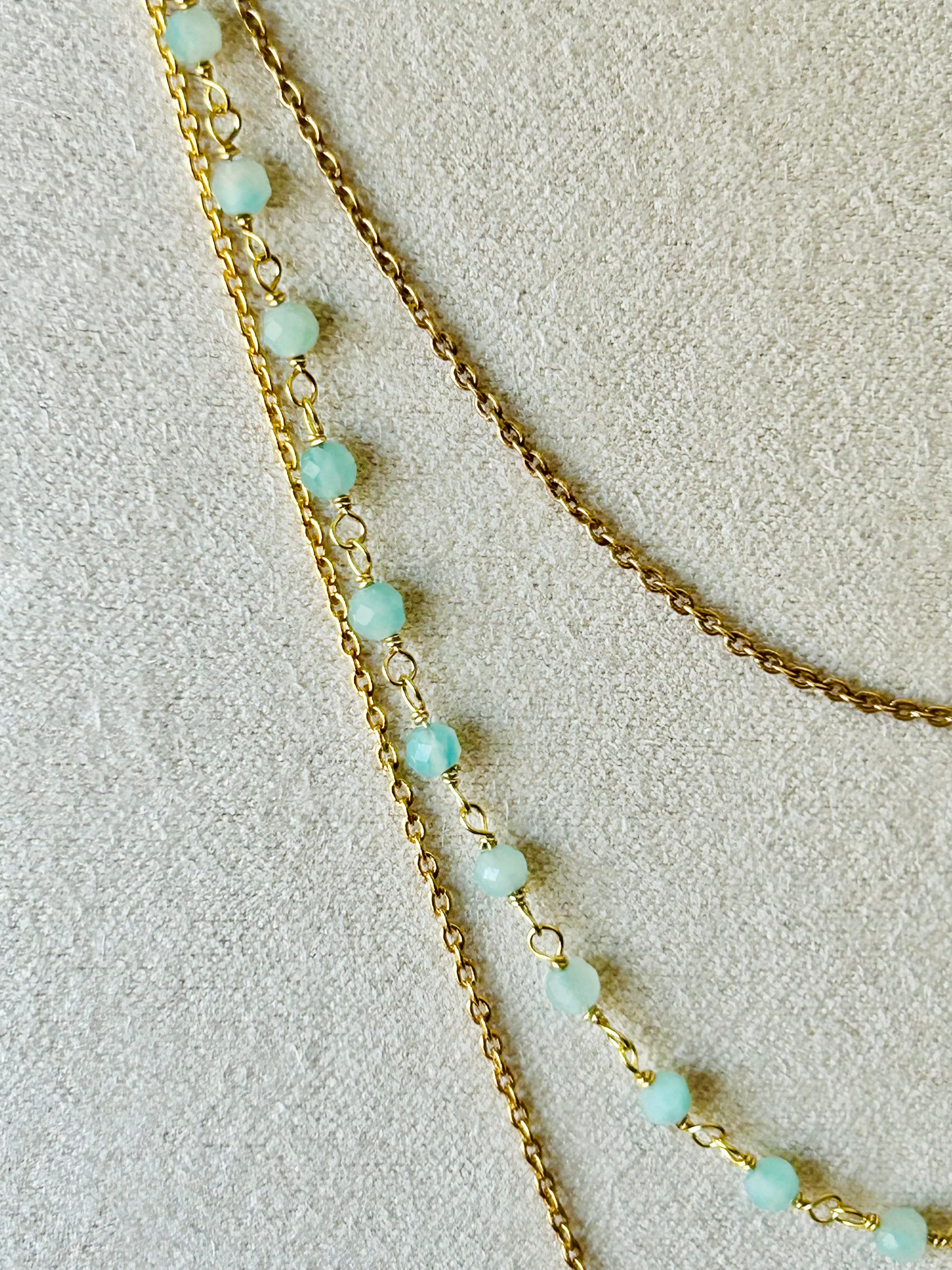 Layered Lady Amazonite Necklace