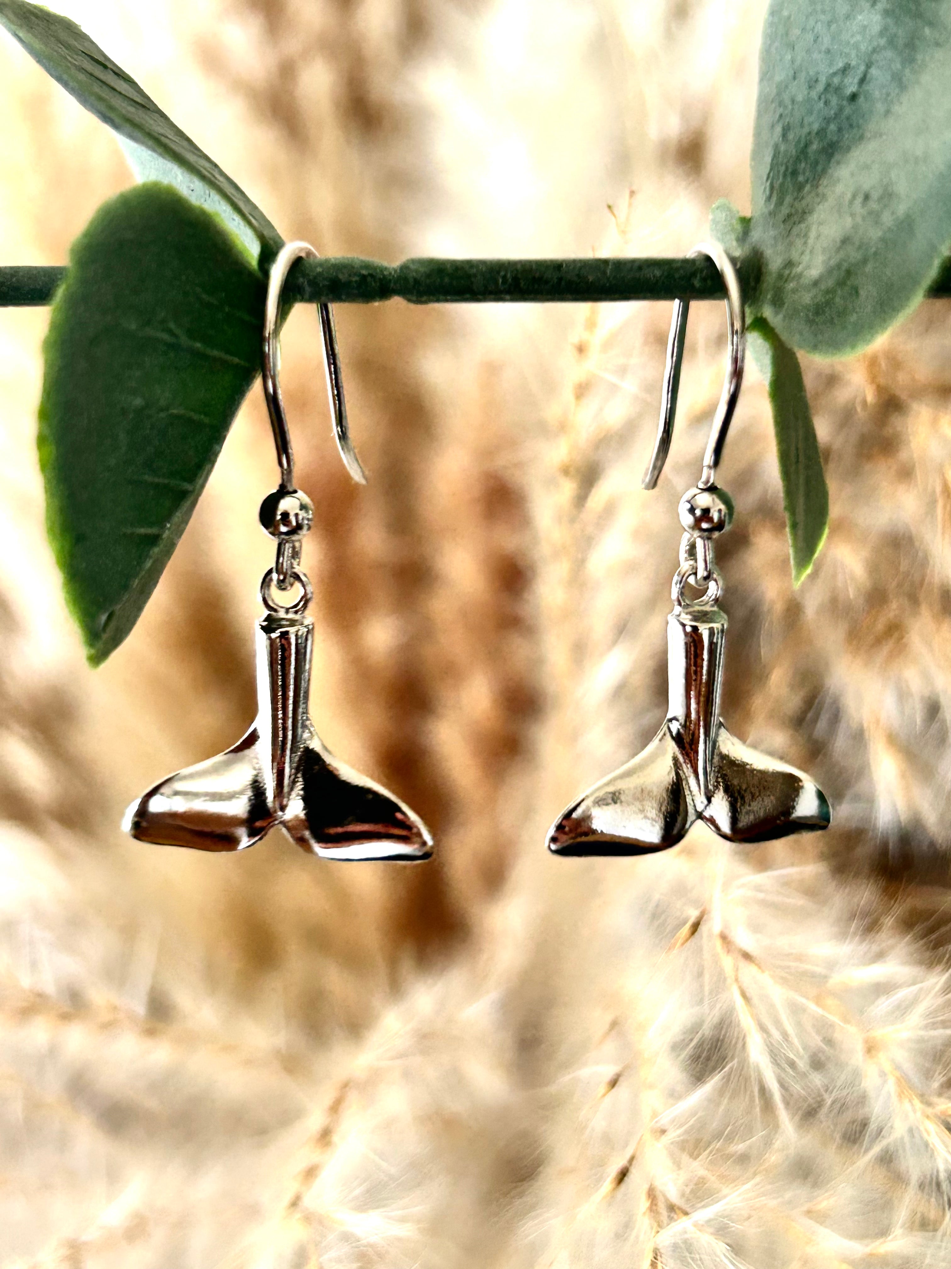 Magnificent Mini Whale Tail Earrings