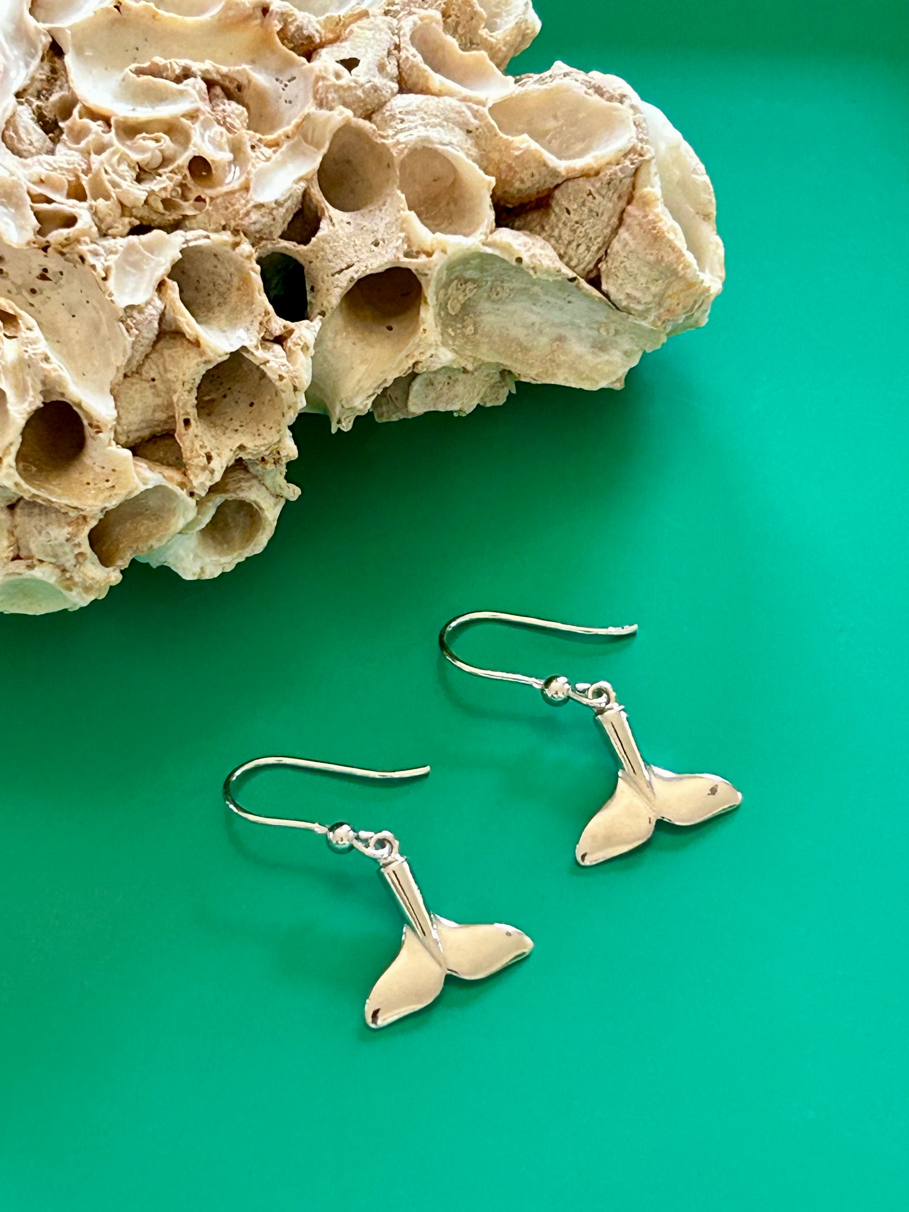 Magnificent Mini Whale Tail Earrings