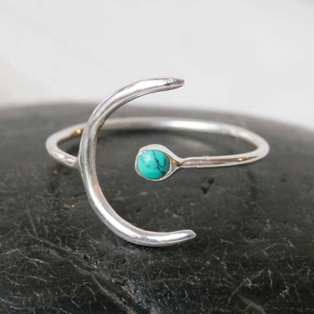 Sliver Crescent Ring