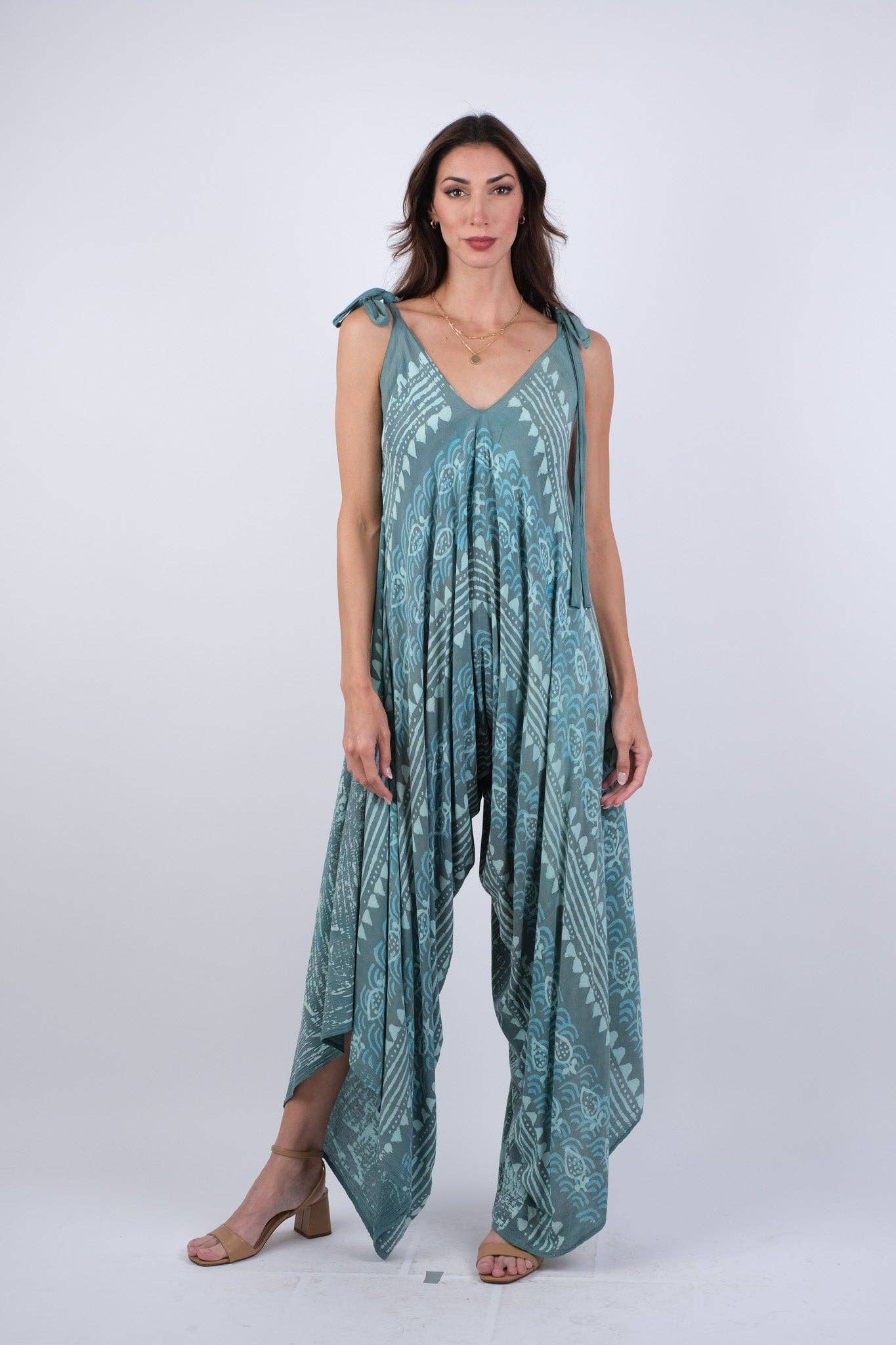 Colors of the Sea Bohemian Romper